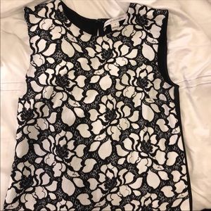 DVF FLORAL SLEEVELESS BLOUSE
